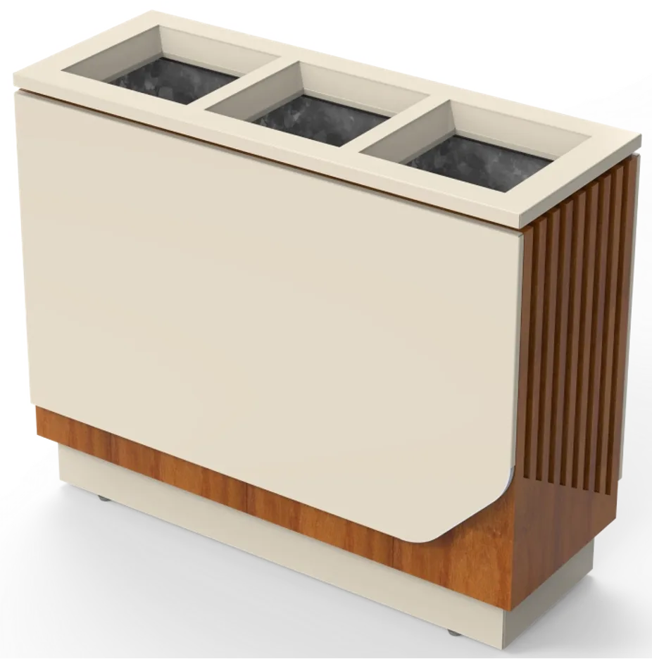 RECYCLING & NON-RECYCLING WASTE BINS