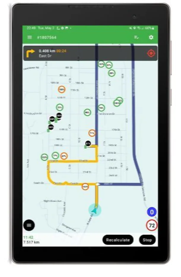 Driver Navigation App